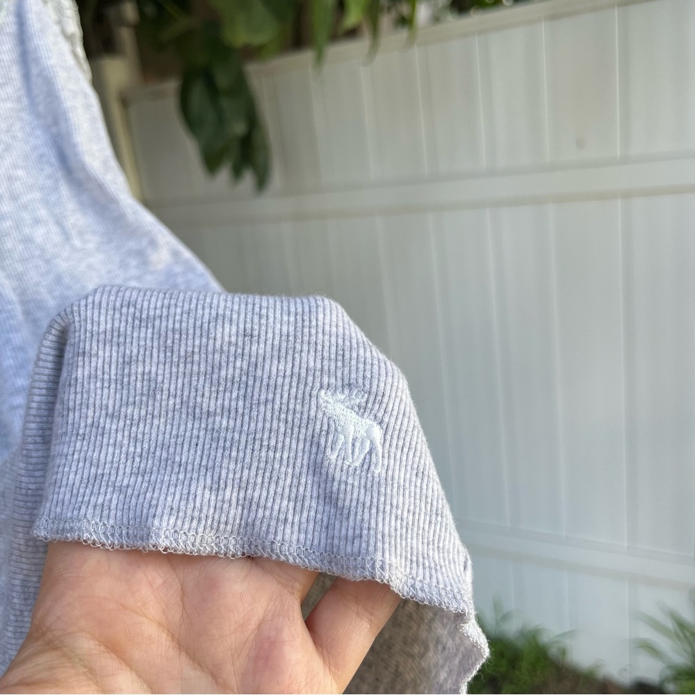 Abercrombie & Fitch Grey Tank Top With Lace Detailing  ! - Picture 8 of 14